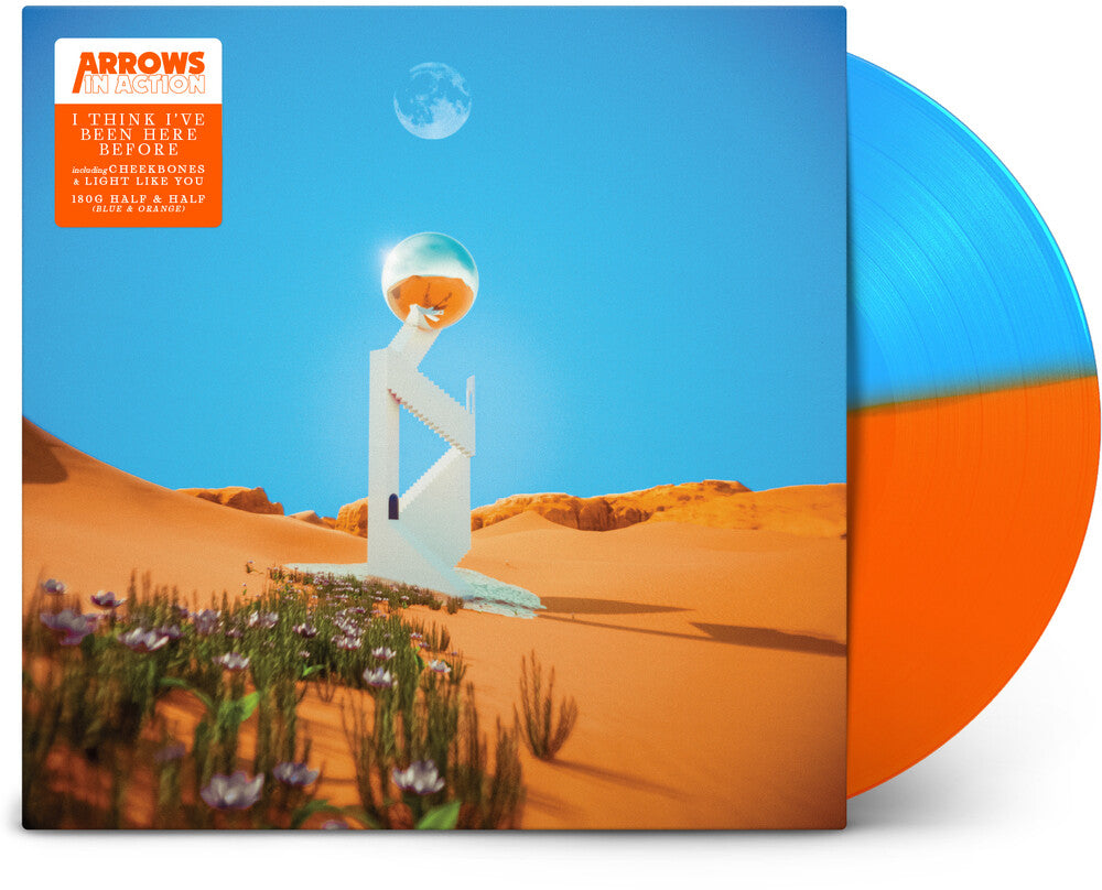 the album cover for Arrows in Action - I Think I've Been Here Before (Blue) [Colored Vinyl] [180 Gram]