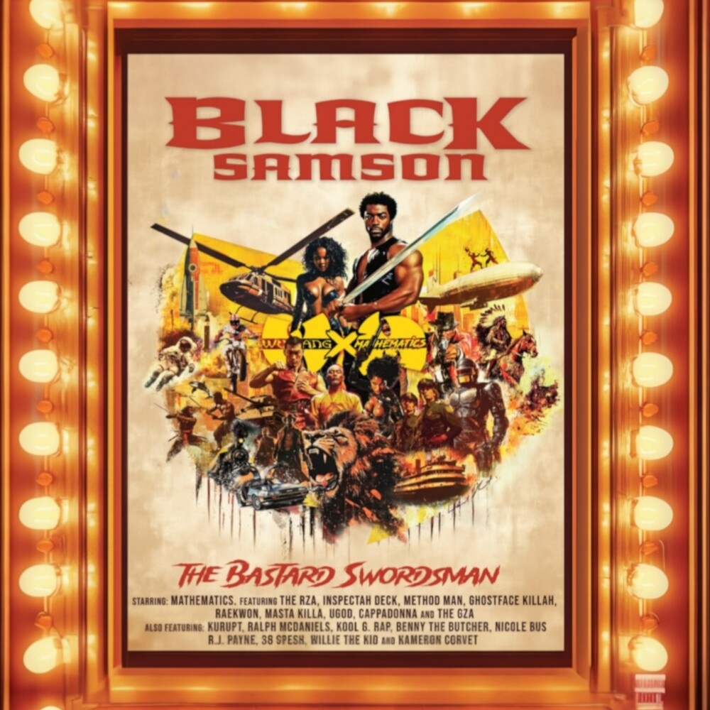 the album cover for Wu-Tang And Mathematics - Black Samson, The Bastard Swordsman: Wu-Tang, The Saga Continues Collection -  [180g LP]