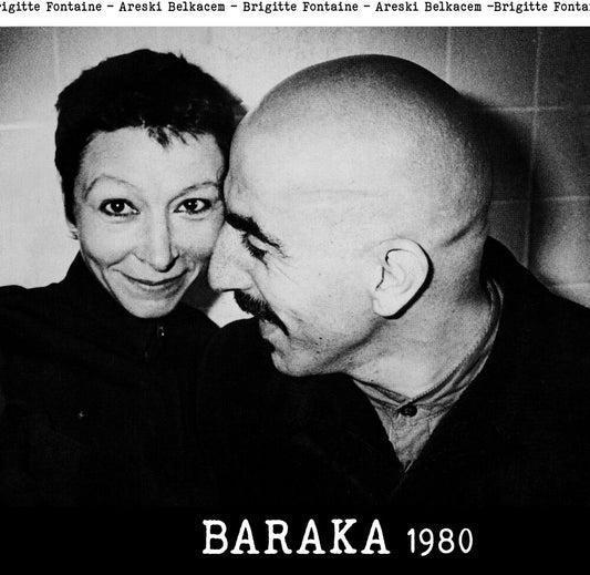 the album cover for Brigitte Fontaine  / Belkacem,Areski - Baraka 1980