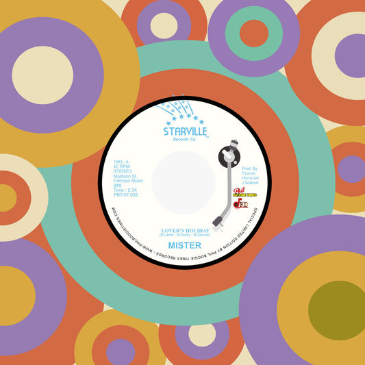 the album cover for Mister - Lover's Holiday / I Wanna Thank You [Reissue]