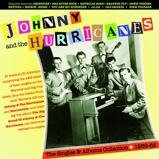 the album cover for Johnny & The Hurricanes - Singles & Albums Collection 1959-62