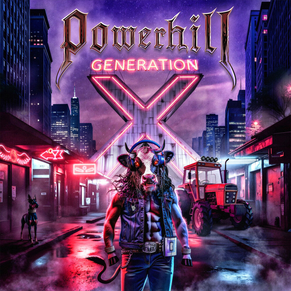 the album cover for Powerhill - Generation X