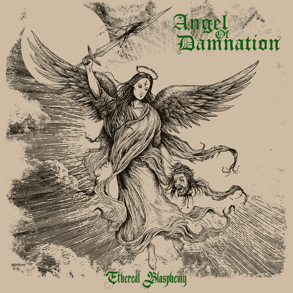 the album cover for Angel of Damnation - Ethereal Blasphemy