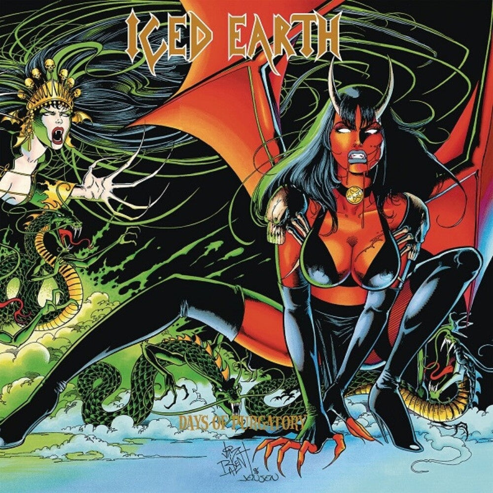 the album cover for Iced Earth - Days Of Purgatory [Colored Vinyl] [Deluxe] (Gate) (Gol) [Limited Edition]