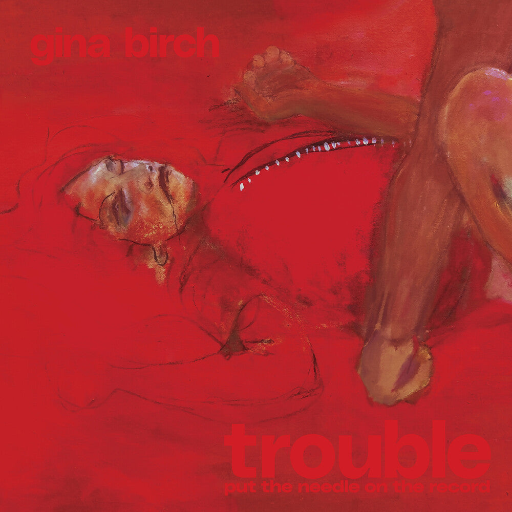 the album cover for Gina Birch - Trouble