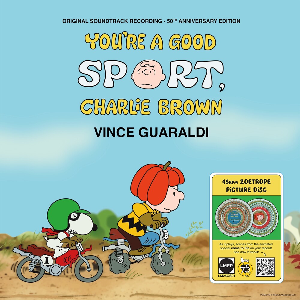 the album cover for Vince Guaraldi  (Frpm) (Aniv) - You're A Good Sport, Charlie Brown - O.S.T. (Frpm)