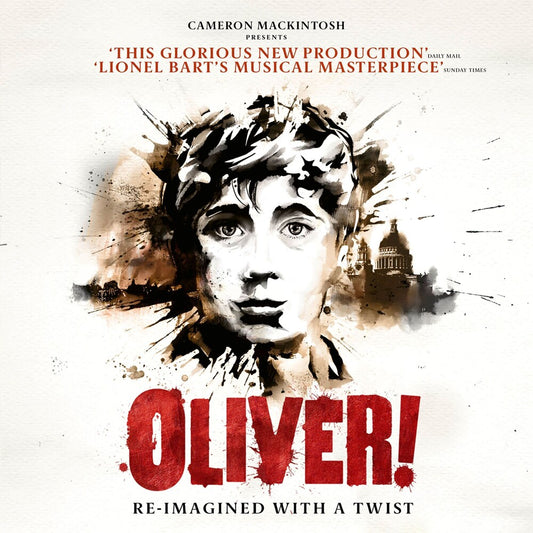 the album cover for Lionel Bart - Oliver - 2024 London Cast (Gate)