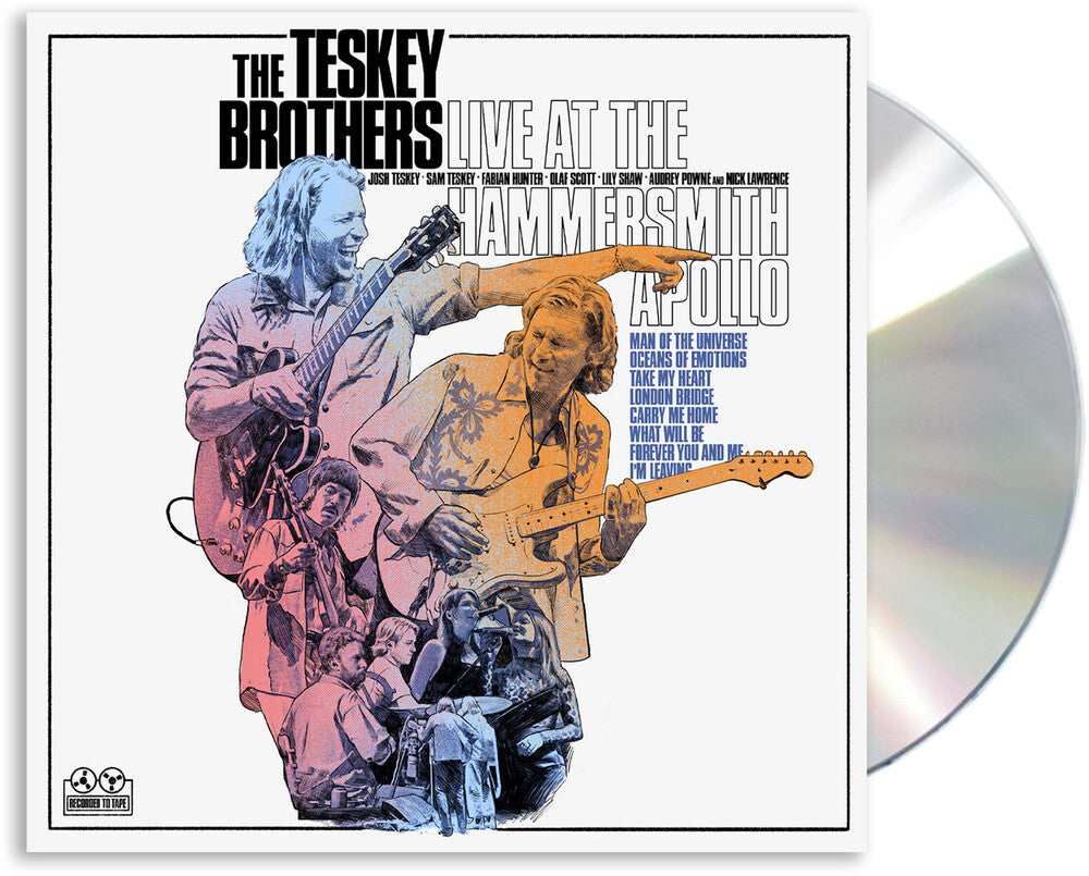 the album cover for The Teskey Brothers - Live At The Hammersmith Apollo [Compact Disc]