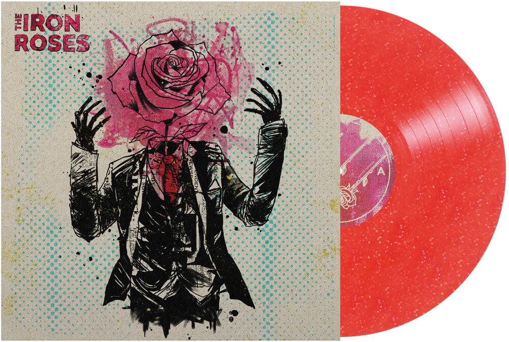 the album cover for Iron Roses - Iron Roses [Colored Vinyl] (Red)