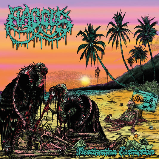 the album cover for Haggus - Destination Extinction