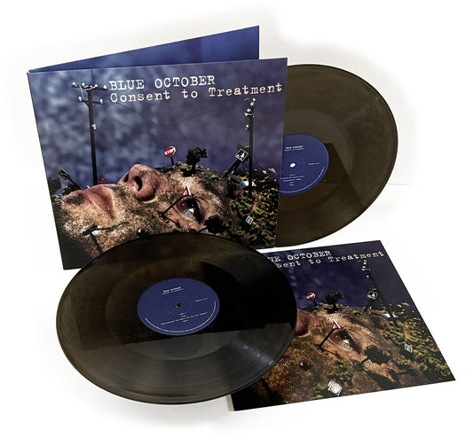 the album cover for Blue October - Consent To Treatment - [2 LP Clear Black]