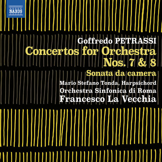 the album cover for Orchestra Sinfonica Di Roma / Vecchia - Petrassi: Cons For Orch Nos. 7-8 & Son Da Camera