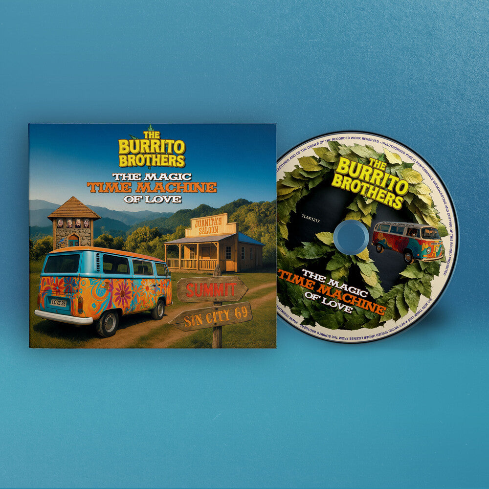 the album cover for Burrito Brothers - Magic Time Machine Of Love [Digipak]