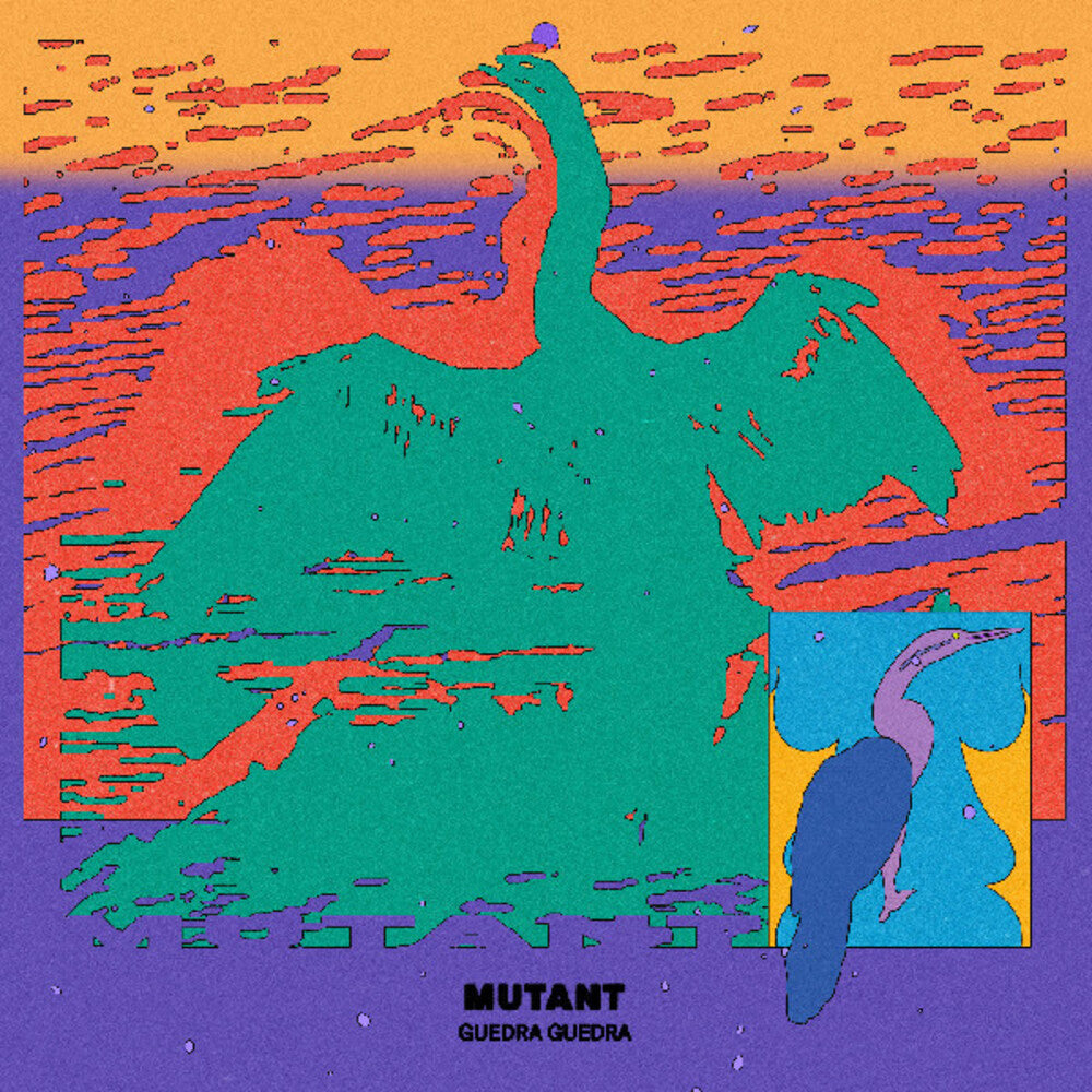 the album cover for Guedra Guedra - Mutant [Colored Vinyl] [With Booklet] (Wht) [Indie Exclusive] [Download Included] (Eco)