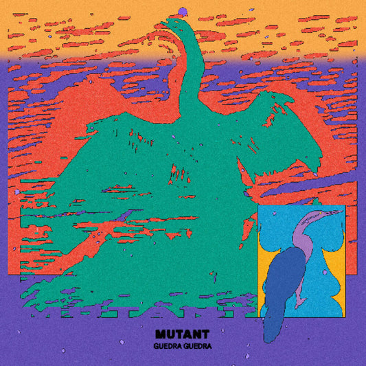 the album cover for Guedra Guedra - Mutant [Colored Vinyl] [With Booklet] (Wht) [Indie Exclusive] [Download Included] (Eco)