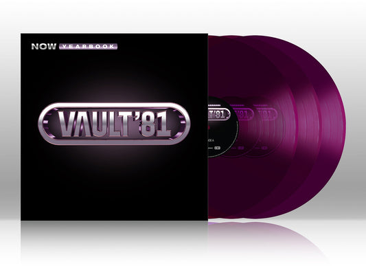 the album cover for Now Yearbook The Vault: 1981 / Various (Colv) (Uk) - Now Yearbook The Vault: 1981 / Various [Colored Vinyl] (Uk)