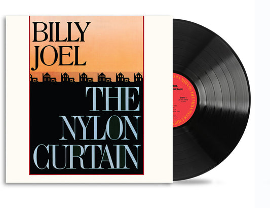 the album cover for Billy Joel - The Nylon Curtain