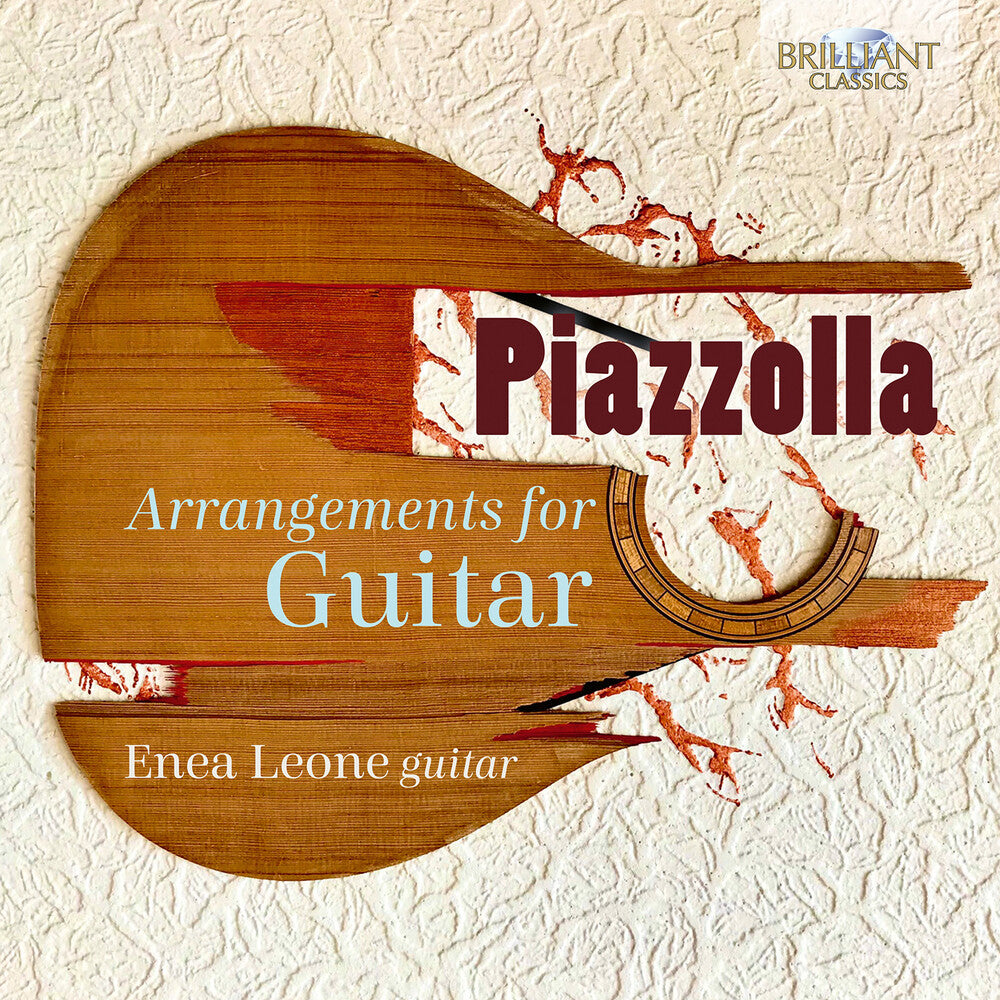 the album cover for Enea Leone - Piazzolla: Arrangements For Guitar