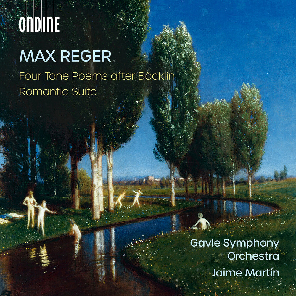 the album cover for Gävle Symphony Orchestra - Max Reger: Four Tone Poems After Bocklin: Romantic