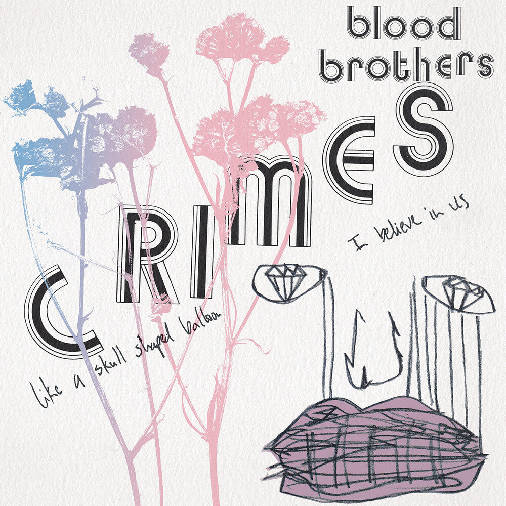 the album cover for Blood Brothers - Crimes [Bone White LP ]