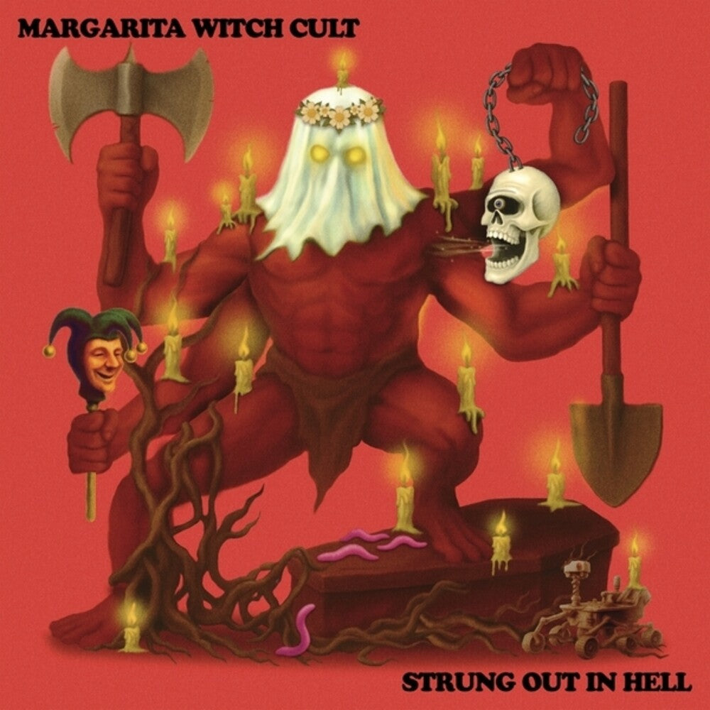 the album cover for Margarita Witch Cult - Strung Out In Hell [Colored Vinyl] (Org) (Red) (Ylw)