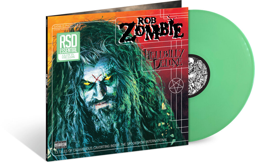 the album cover for Rob Zombie - Hellbilly Deluxe -  [1LPxGlow In The Dark]
