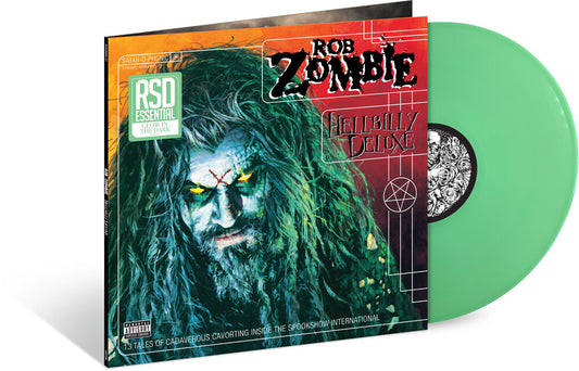 the album cover for Rob Zombie - Hellbilly Deluxe -  [1LPxGlow In The Dark]