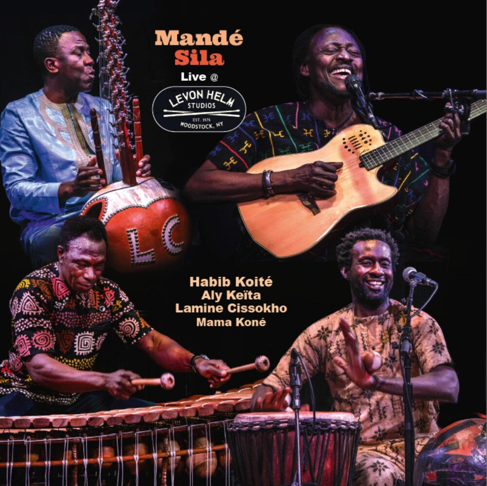 the album cover for Mande Sila - Live At Levon Helm Studios
