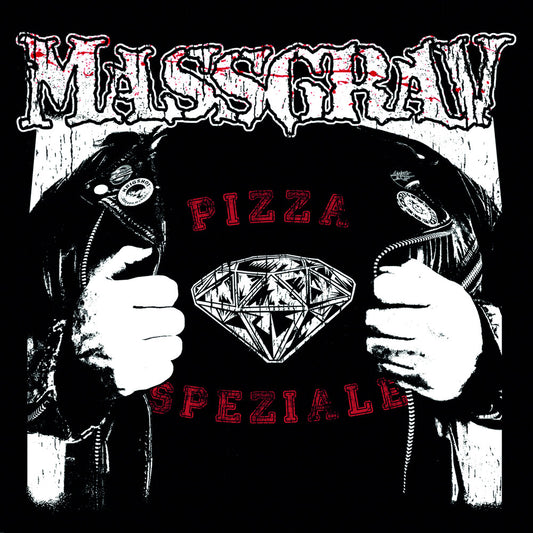 the album cover for Massgrav - Pizza Speziale