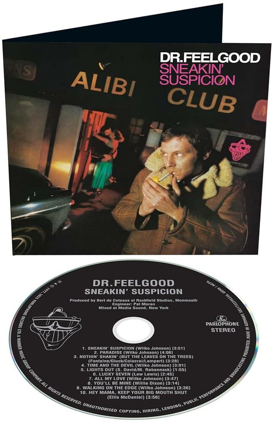 the album cover for Dr Feelgood - Sneakin' Suspicion (2025 Remaster)