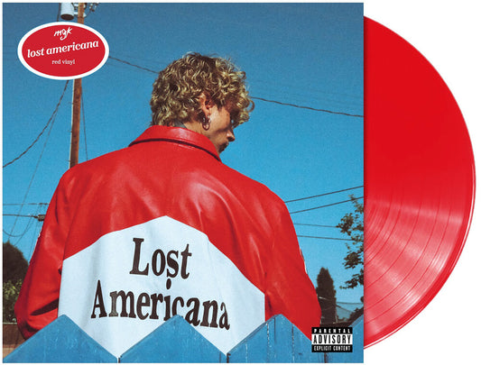 the album cover for mgk - lost americana [Brick Red LP]