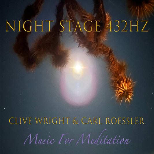 the album cover for Clive Wright  / Roessler,Carl - Nightstage 432 Hz