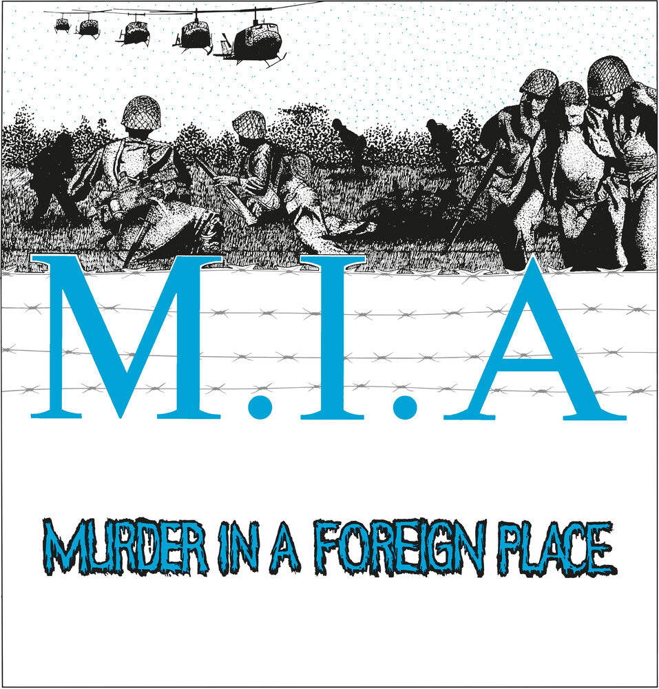 the album cover for M.I.A. - Murder In A Foreign Place (Blue) [Colored Vinyl] [With Booklet]