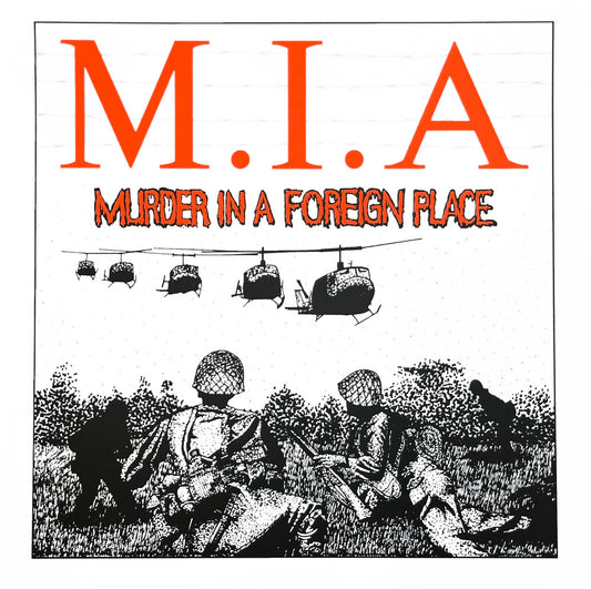 the album cover for M.I.A. - Murder In A Foreign Place (Bonv) [Colored Vinyl] (Org) [With Booklet]