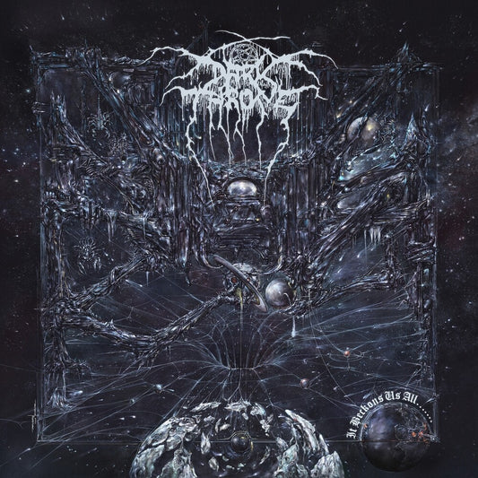 the album cover for Darkthrone - It Beckons Us All (Blue) [Colored Vinyl] (Uk)