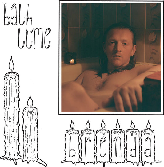 the album cover for Brenda - Bath Time (Blue) [Colored Vinyl] (Org)