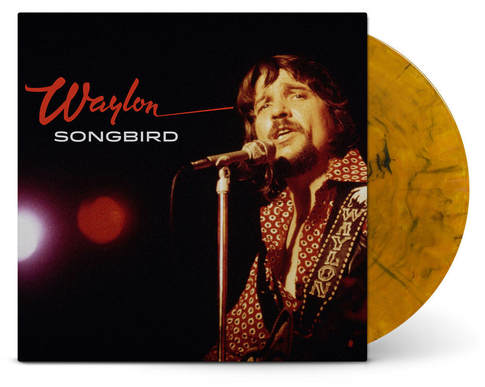 the album cover for Waylon Jennings - Songbird [Indie Exclusive Tigers Eye LP]