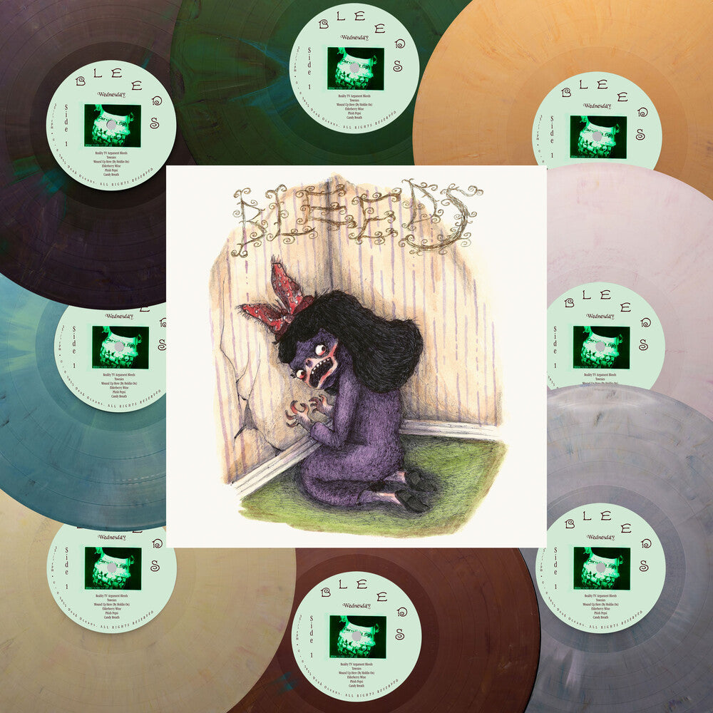 the album cover for Wednesday - Bleeds [Colored Vinyl]