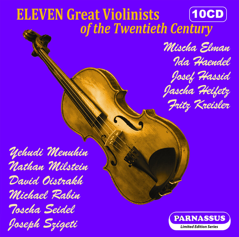 the album cover for Elman, Mischa / Haendel, Ida - 11 Great Violinists of the 20th Century