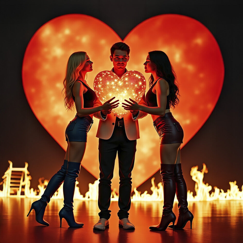 the album cover for Council Of Thirteen - Love Has The Fire [Colored Vinyl] (Gate)