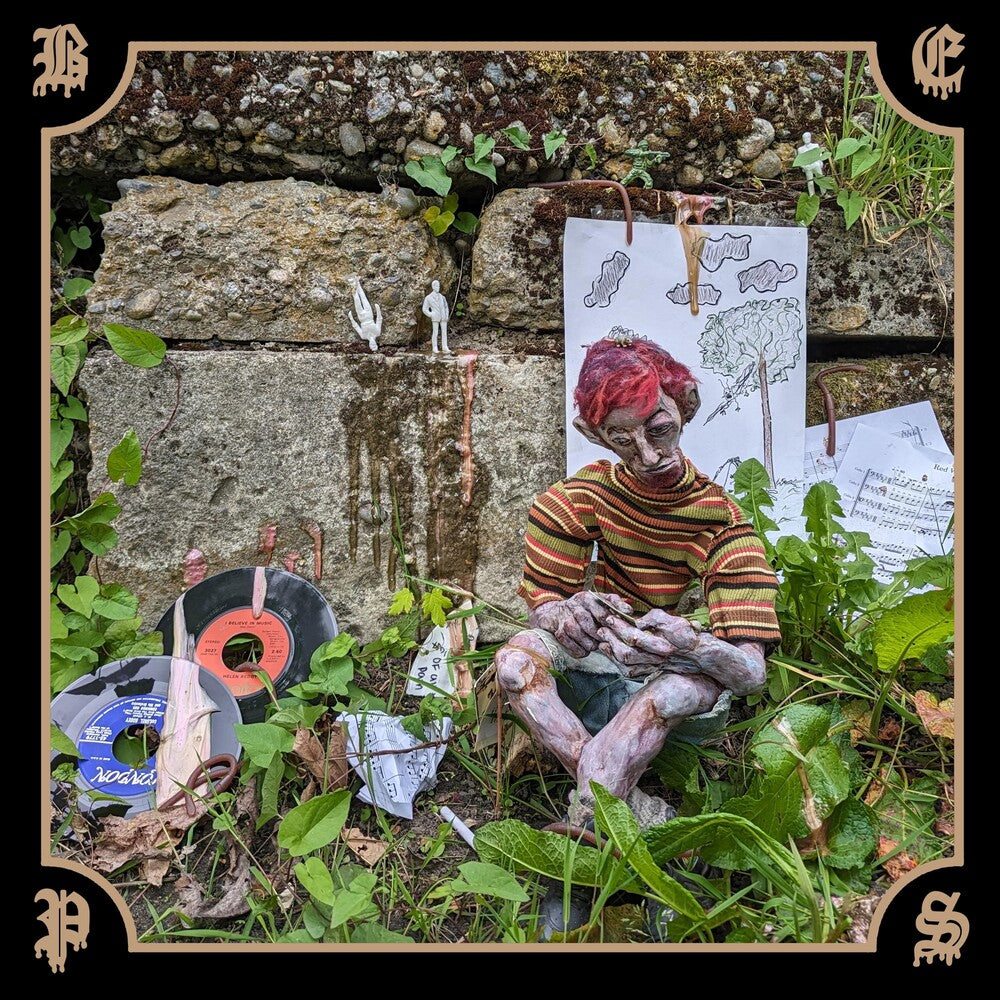 the album cover for Black Ends - Psychotic Spew - Gold