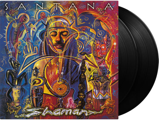 the album cover for Santana - Shaman