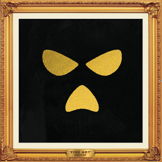 the album cover for Kneecap - Fine Art (Certified Gold Vinyl Edition) [Gold LP]