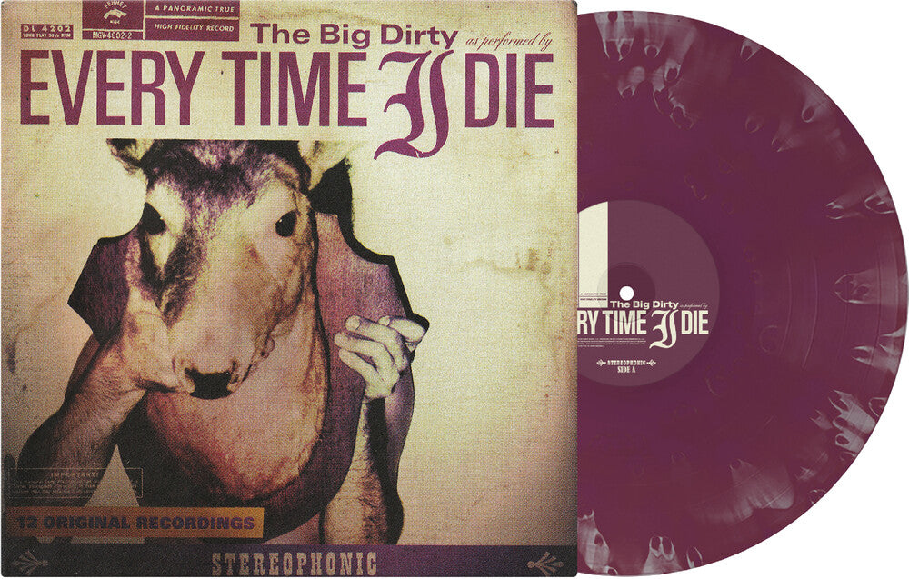 the album cover for Every Time I Die - Big Dirty [Colored Vinyl] (Purp) (Wht)