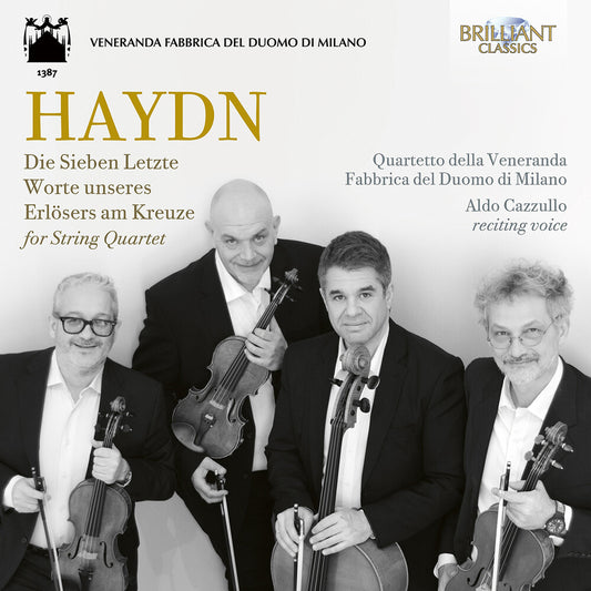 the album cover for Quartetto Della Veneranda Fabbrica - Haydn: Die Sieben Letzte Worte Unseres Erlosers