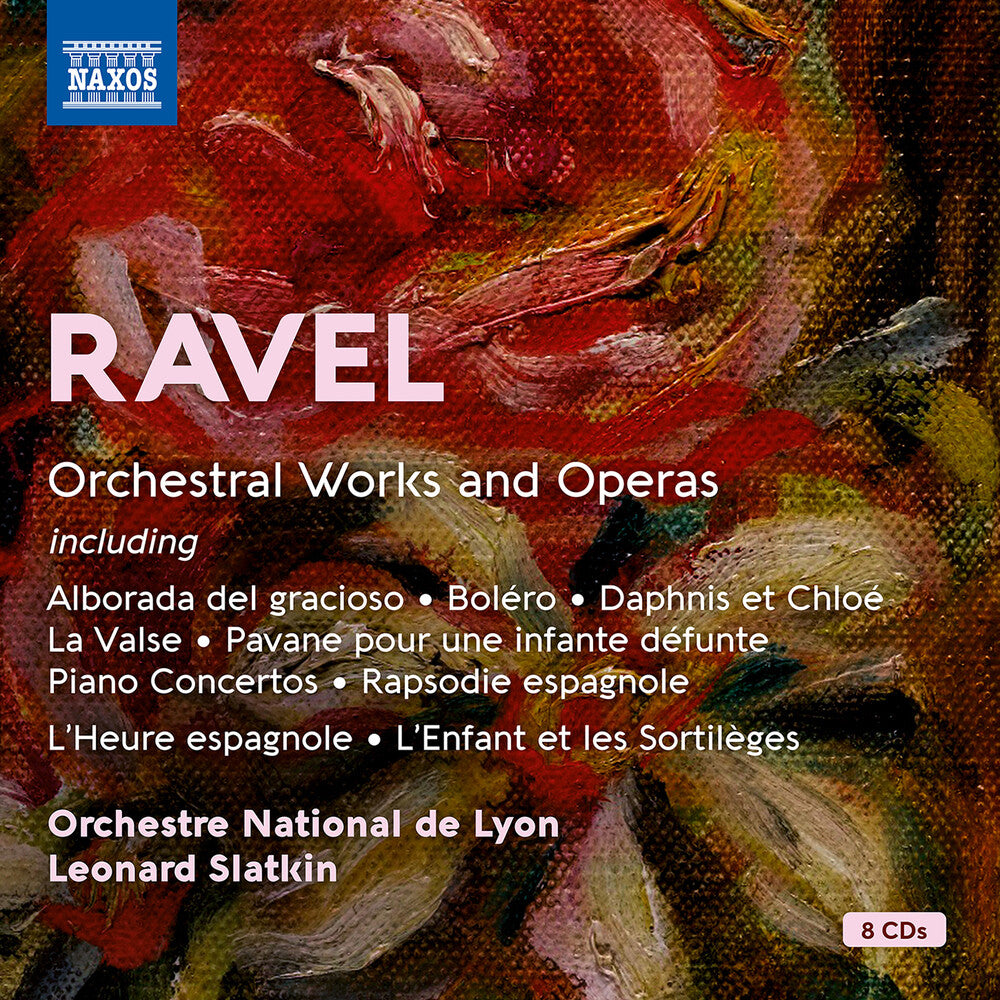 the album cover for Lyon National Orchestra - Ravel: Orchestral Works & Operas
