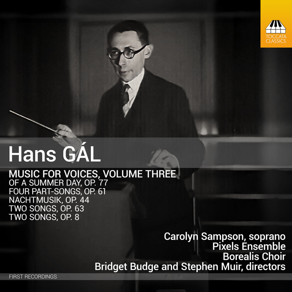 the album cover for Carolyn Sampson - Hans Gal: Music For Voices Vol. 3