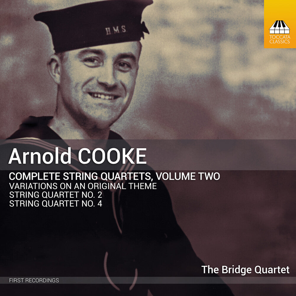 the album cover for Bridge Quartet - Arnold Cooke: Complete Str Qrts Vol. 2