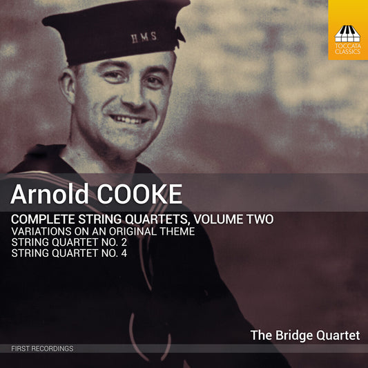the album cover for Bridge Quartet - Arnold Cooke: Complete Str Qrts Vol. 2