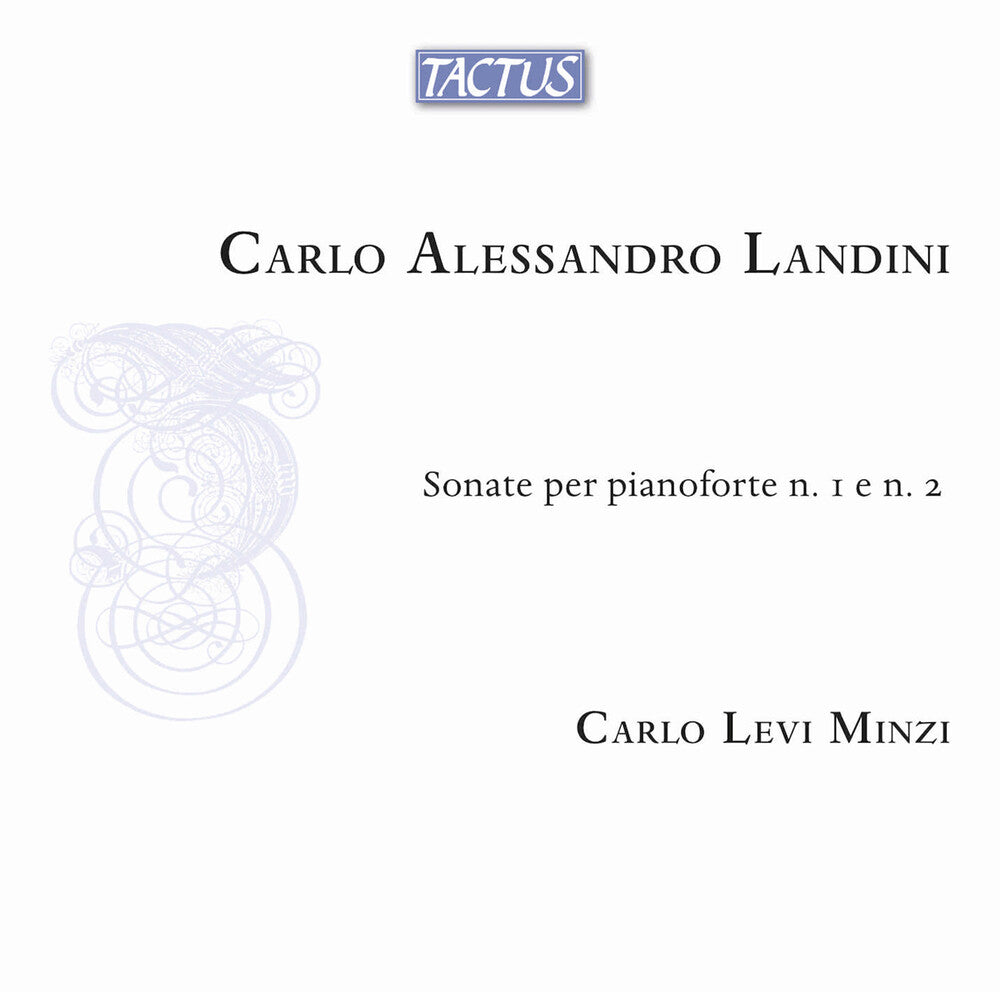 the album cover for Carlo Minzi  Levi - Landini: Sonate Per Pnoforte Nos. 1 & 2